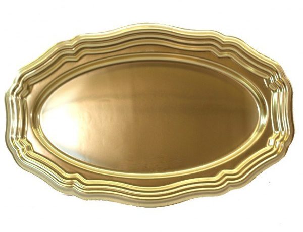 Golden Serving Platters 